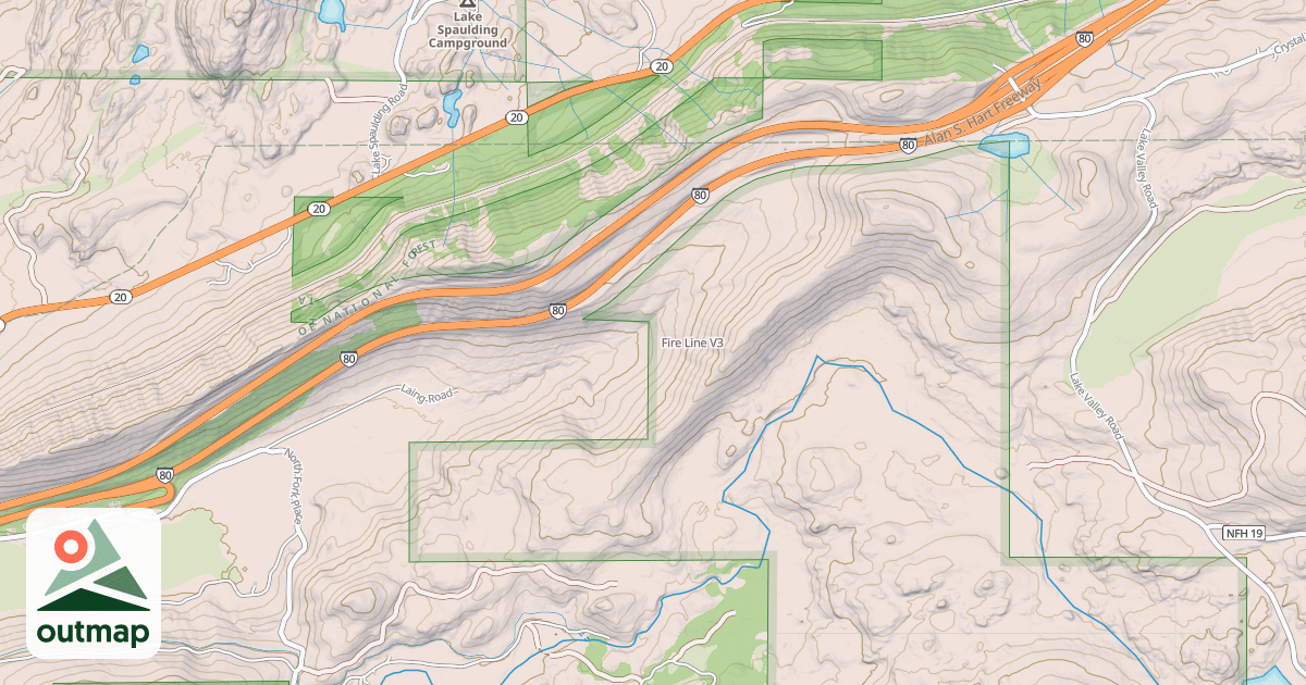 Map of Fire Line