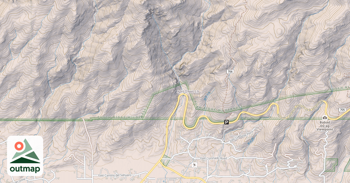 Map of April O'Neil