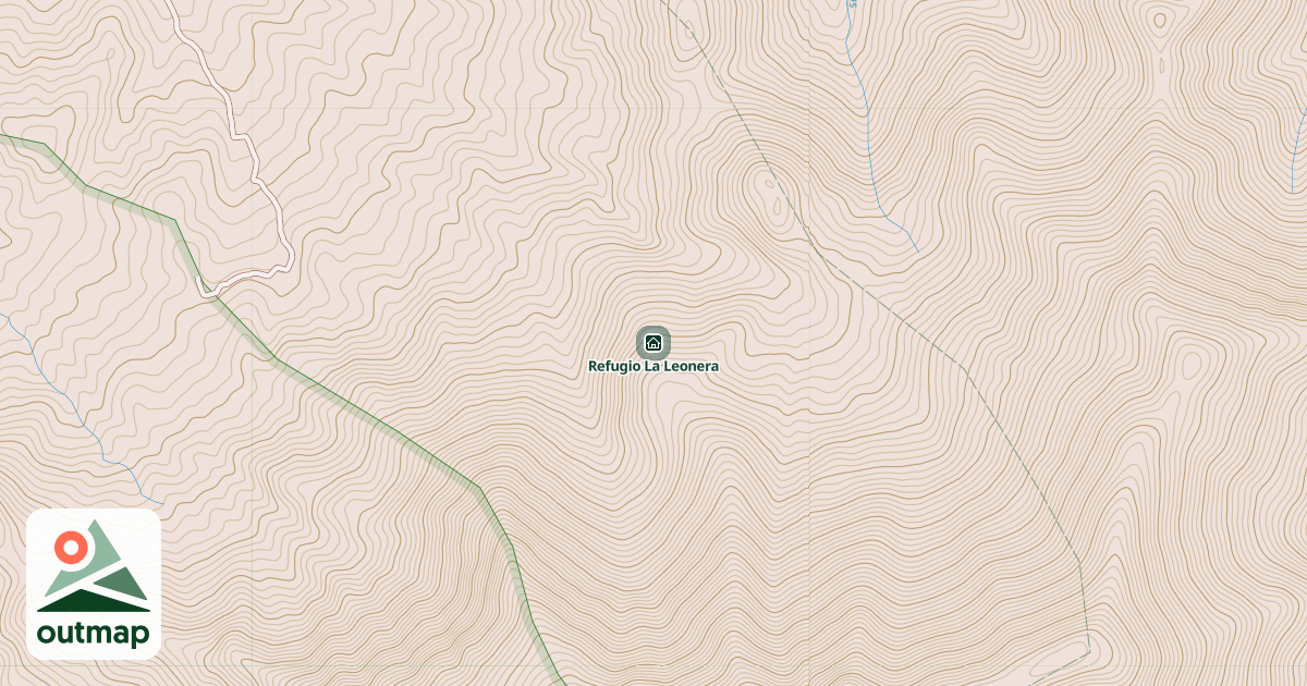 Map of Refugio La Leonera