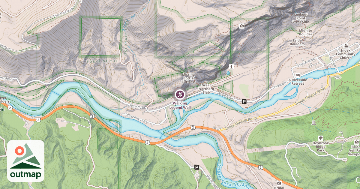Map of Walking Legend Wall