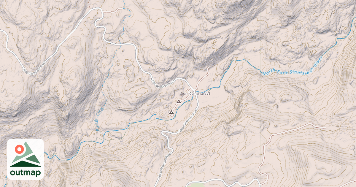 Map of Seam Corner Left