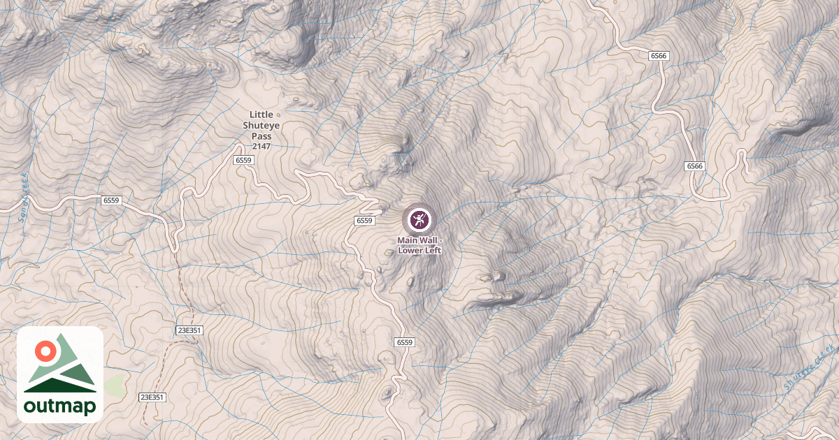Map of Main Wall - Lower Left