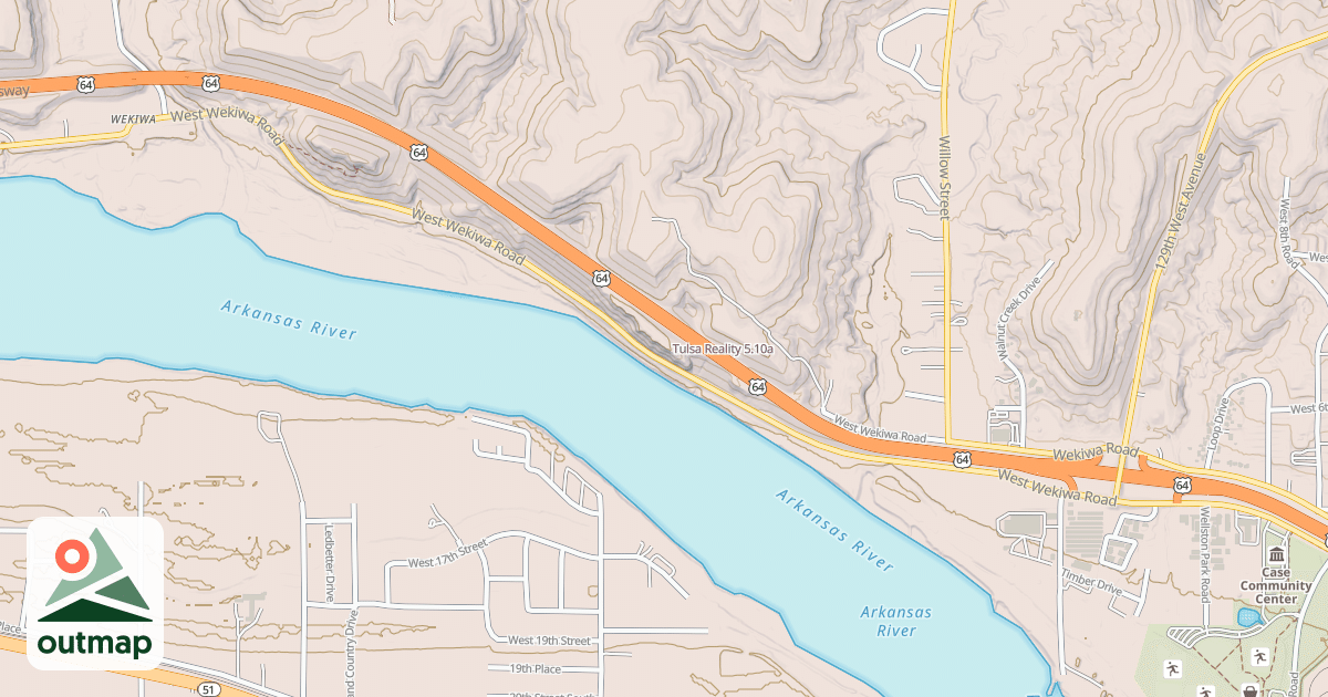 Map of Tulsa Reality