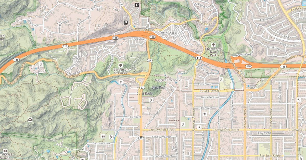 Map preview of Maggie's Traverse