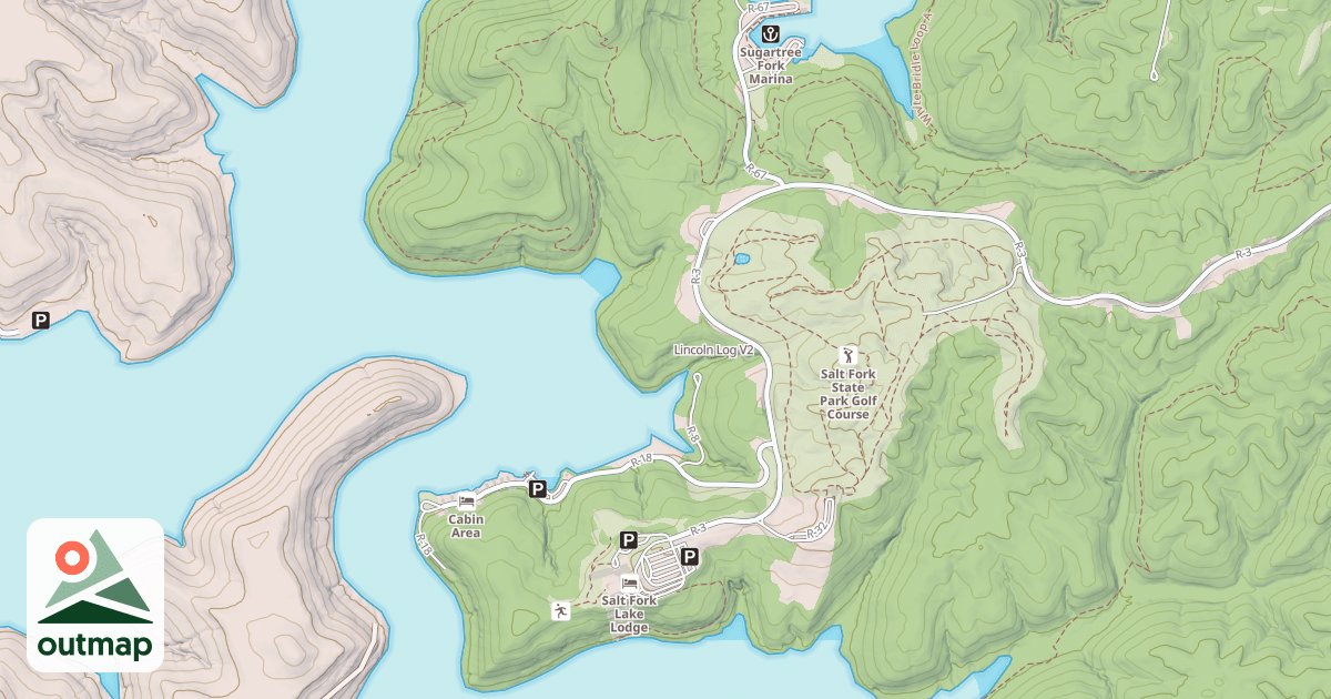 Map of Lincoln Log in Guernsey