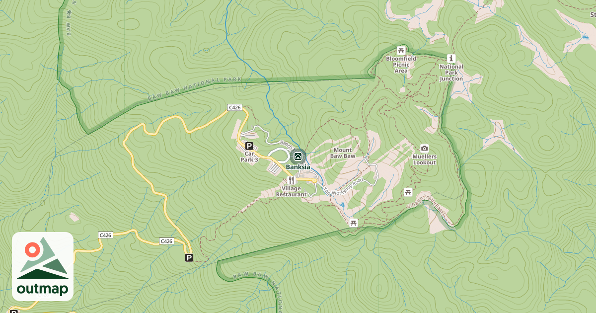 Map of Banksia
