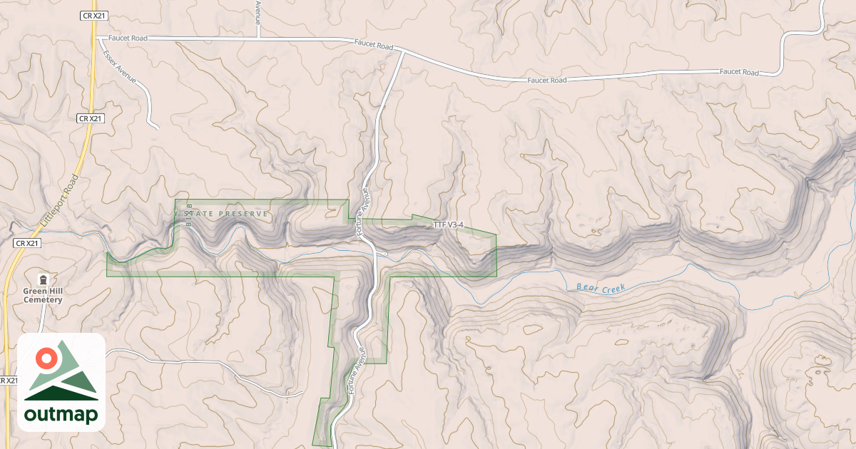 Map of TTF