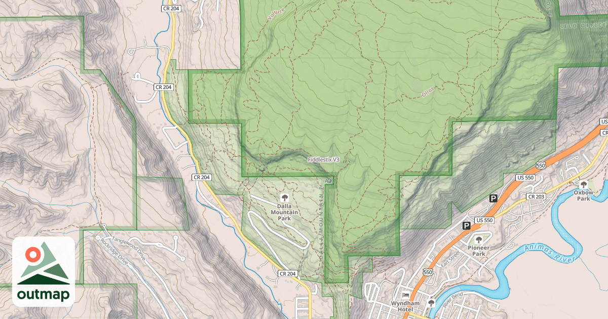 Map of Fiddlestix
