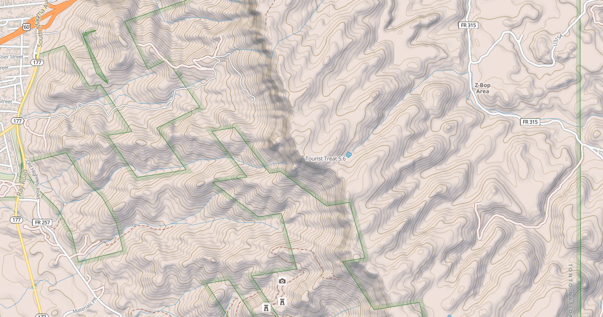 Map preview of Tourist Treat