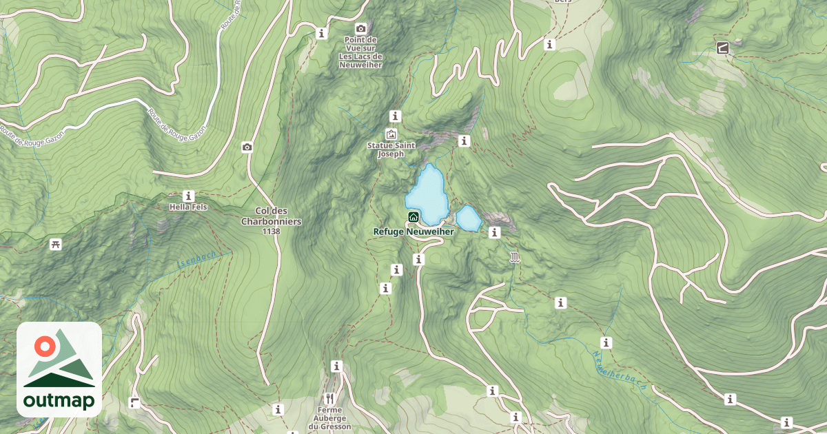 Map of Refuge Neuweiher