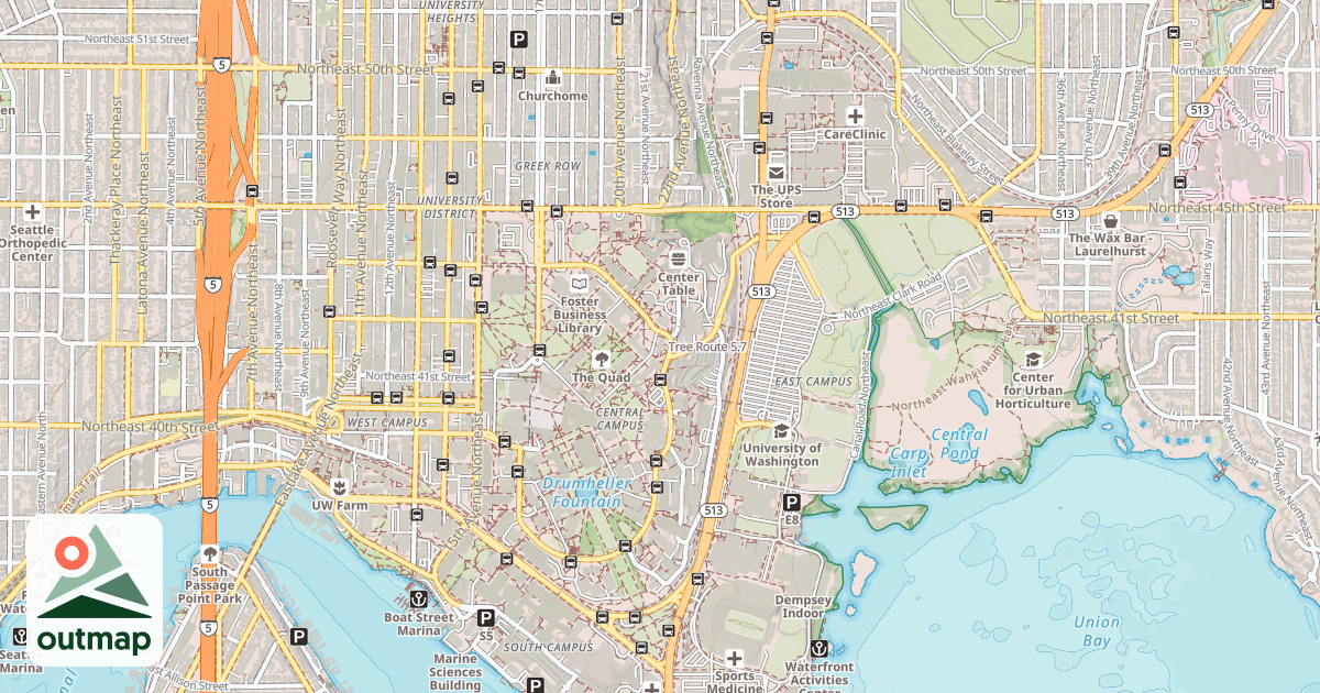 Map of Tree Route
