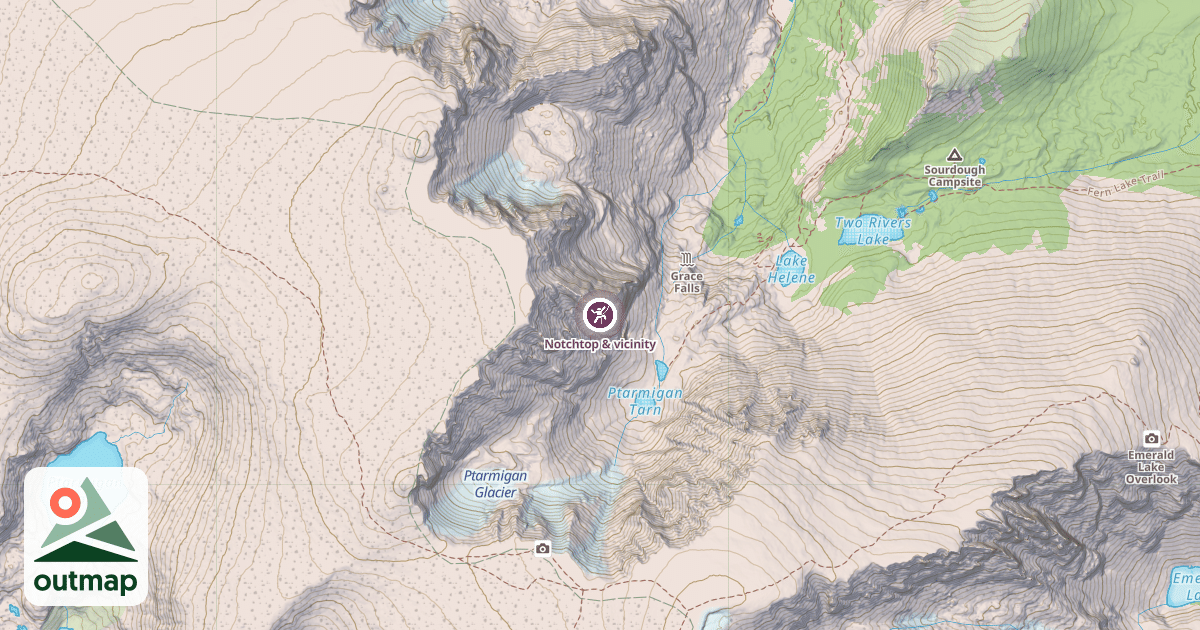 Map of Notchtop & vicinity