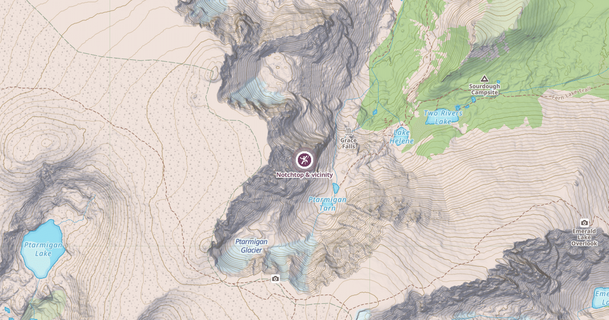 Map preview of Notchtop & vicinity