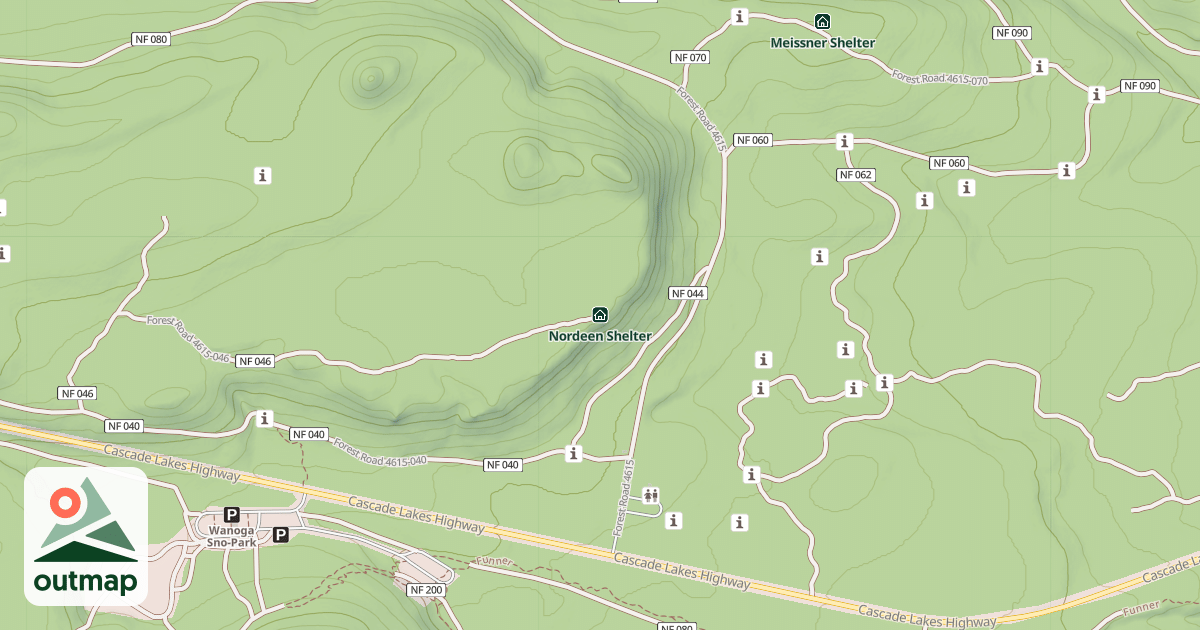 Map of Nordeen Shelter