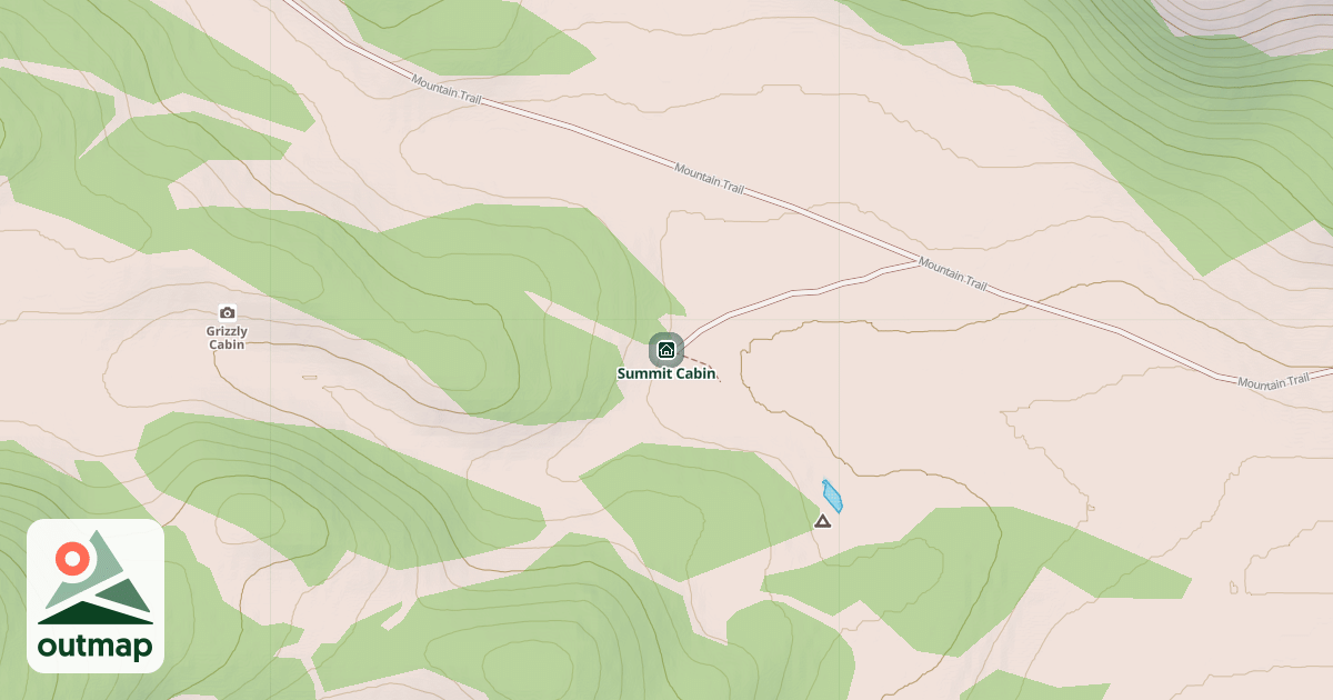 Map of Summit Cabin