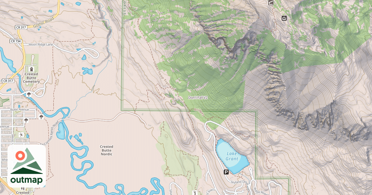 Map of Don't Fall