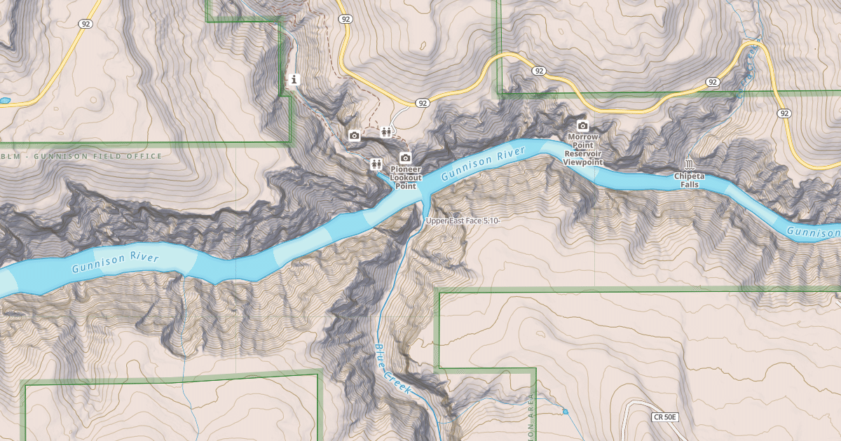 Map preview of Upper East Face
