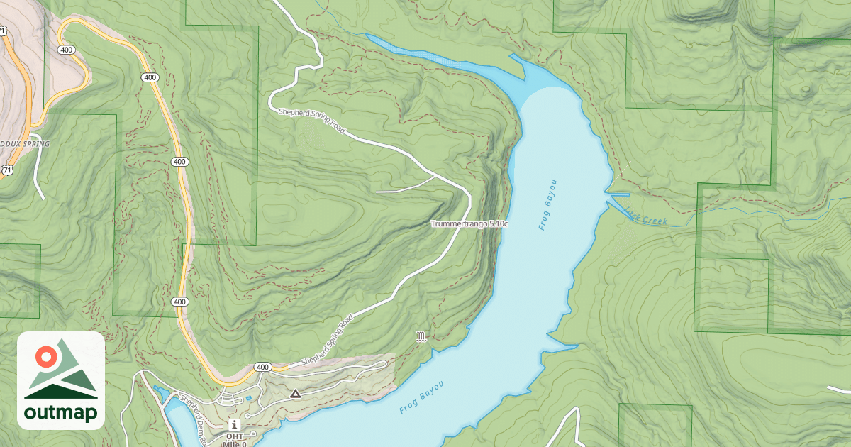 Map of Trummertrango