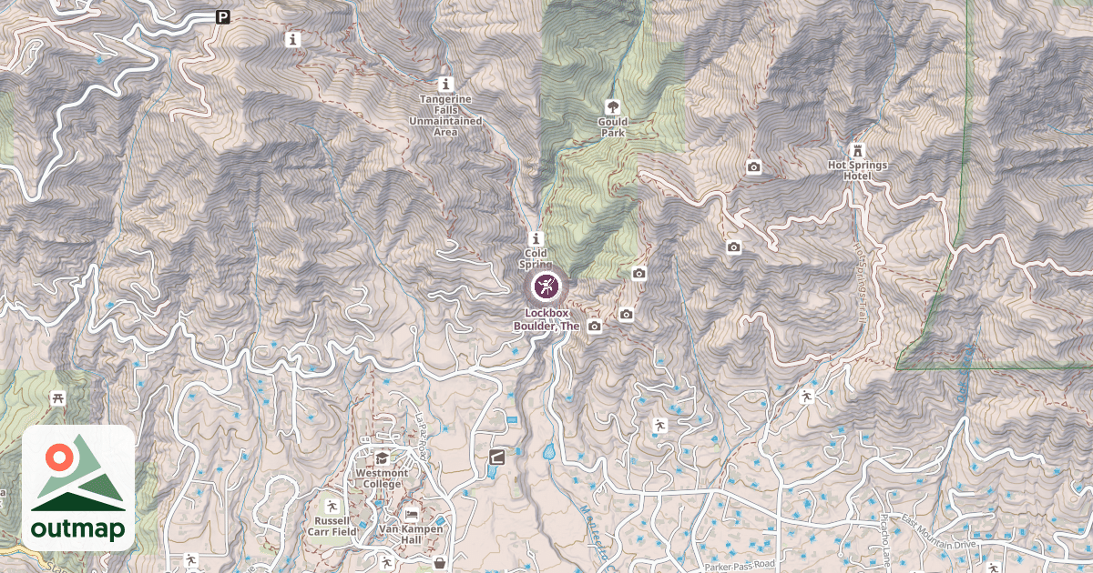 Map of Lockbox Boulder, The