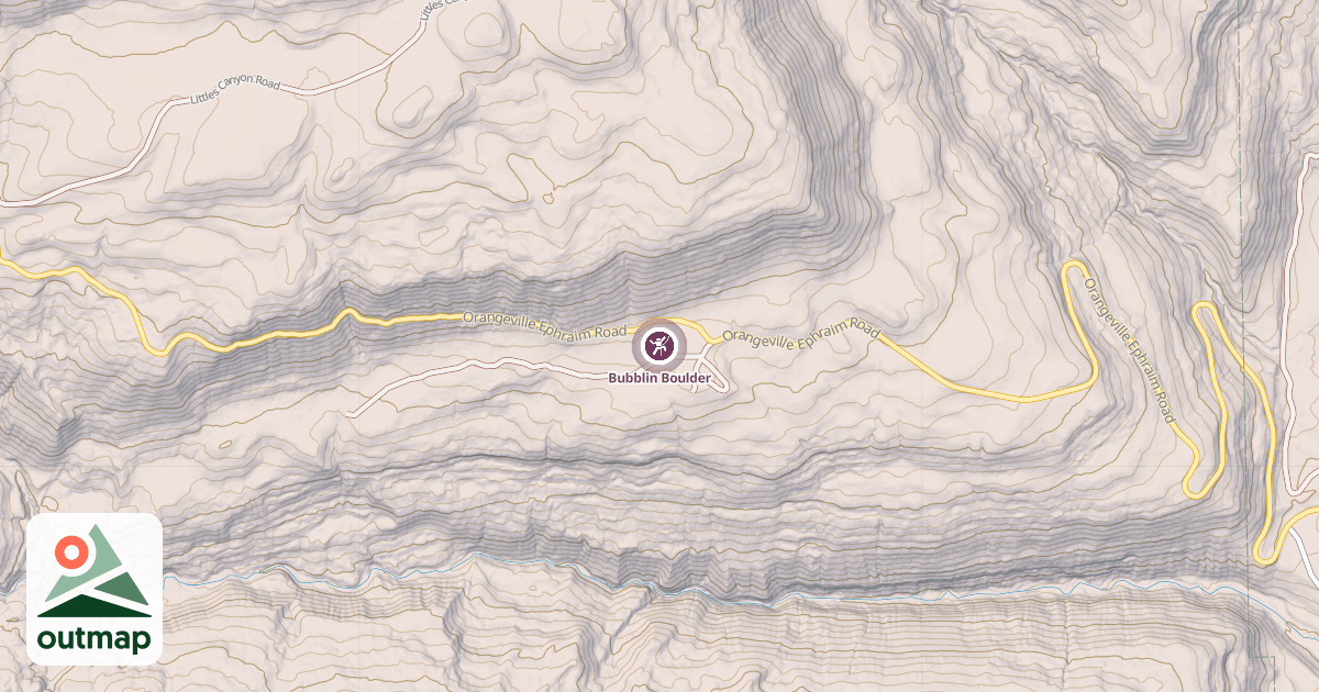Map of Bubblin Boulder