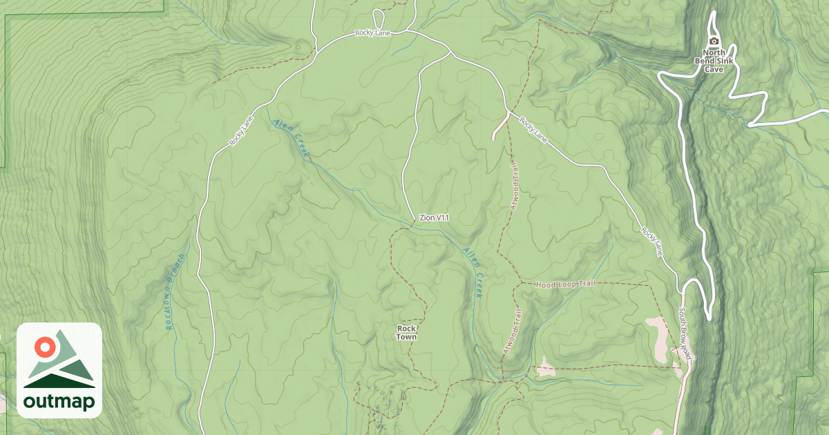 Map of Zion