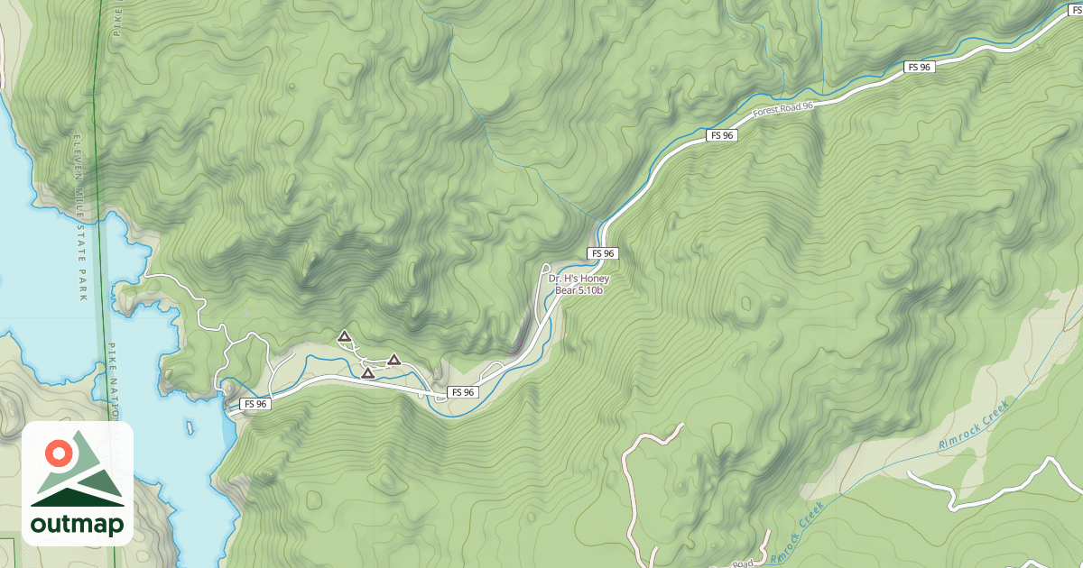 Map of Dr. H's Honey Bear