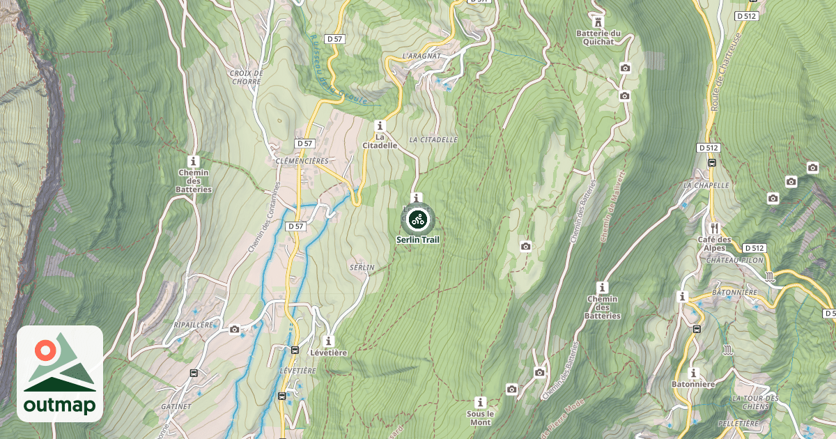 Map of Serlin Trail