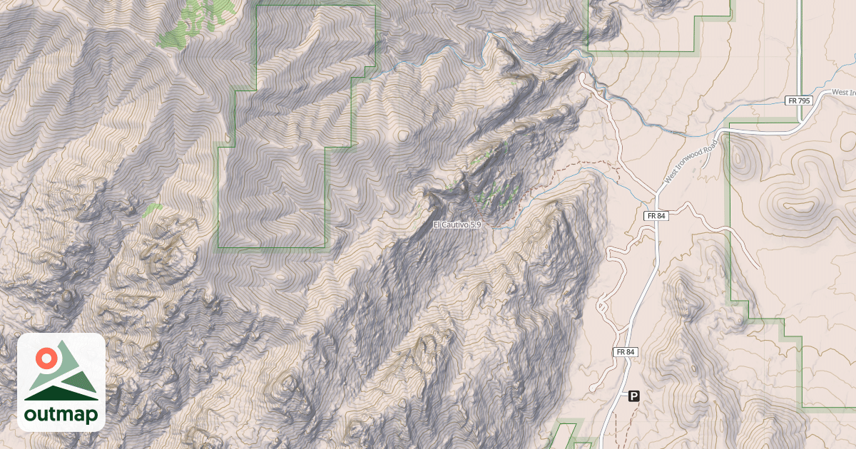 Map of El Cautivo