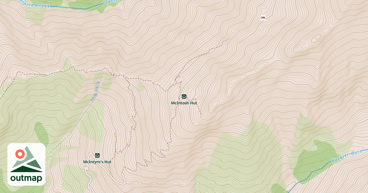 Map of McIntosh Hut