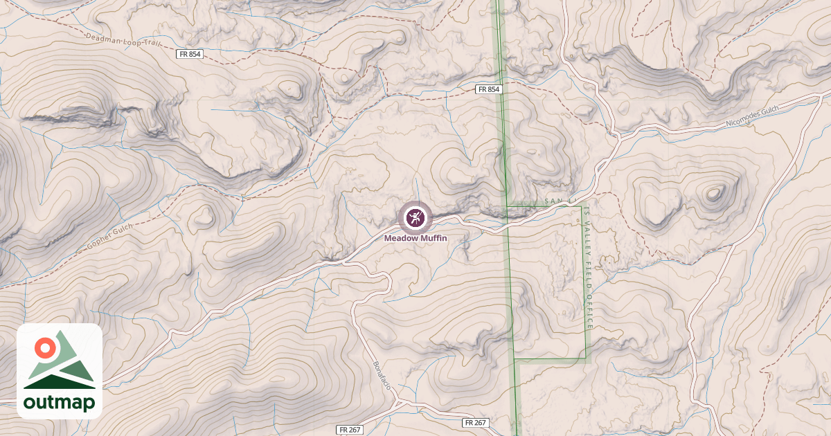 Map of Meadow Muffin