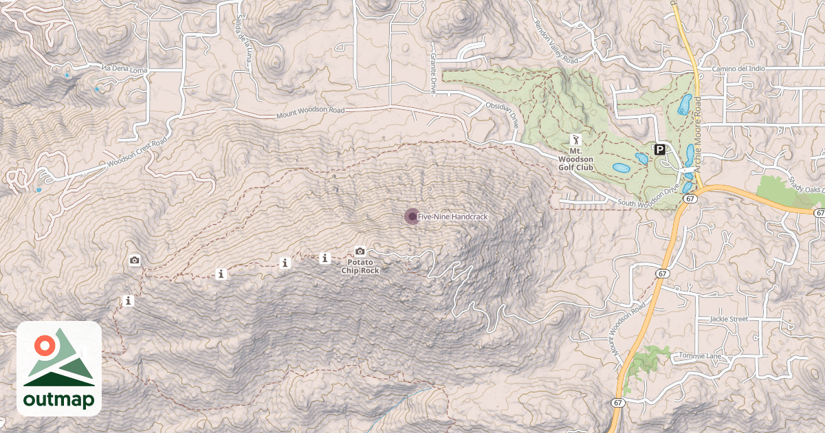 Map of Five-Nine Handcrack