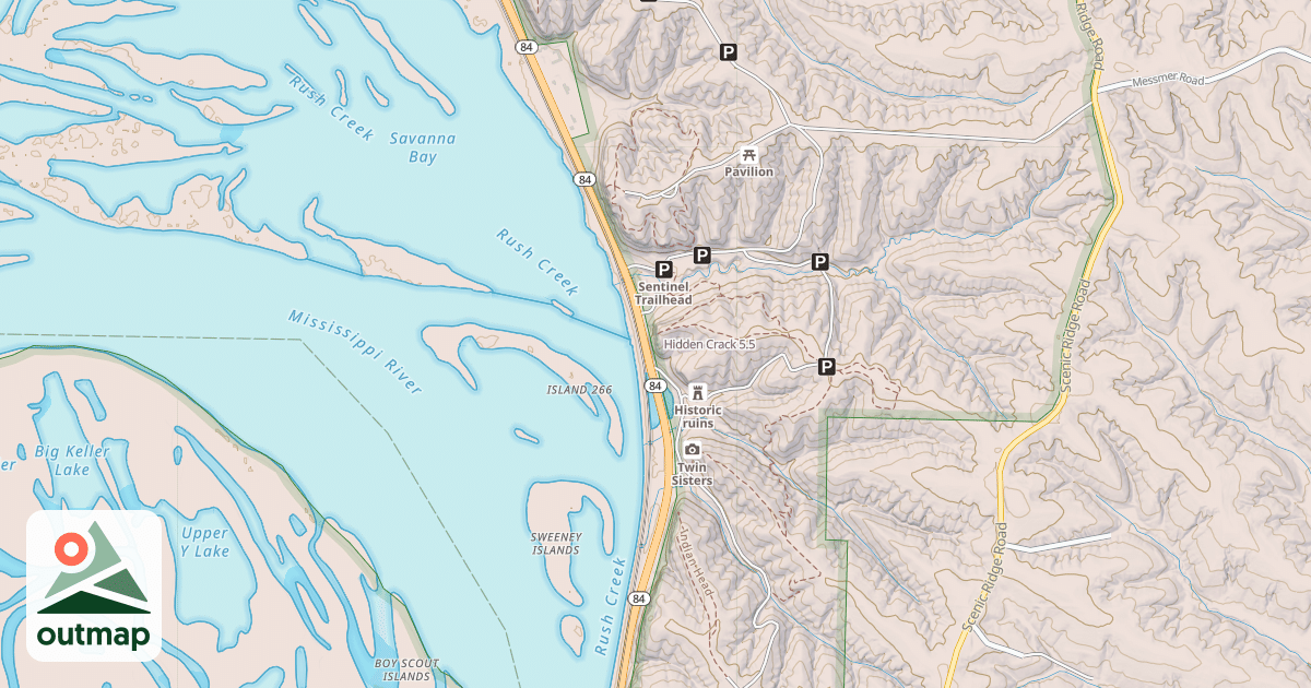 Map of Hidden Crack