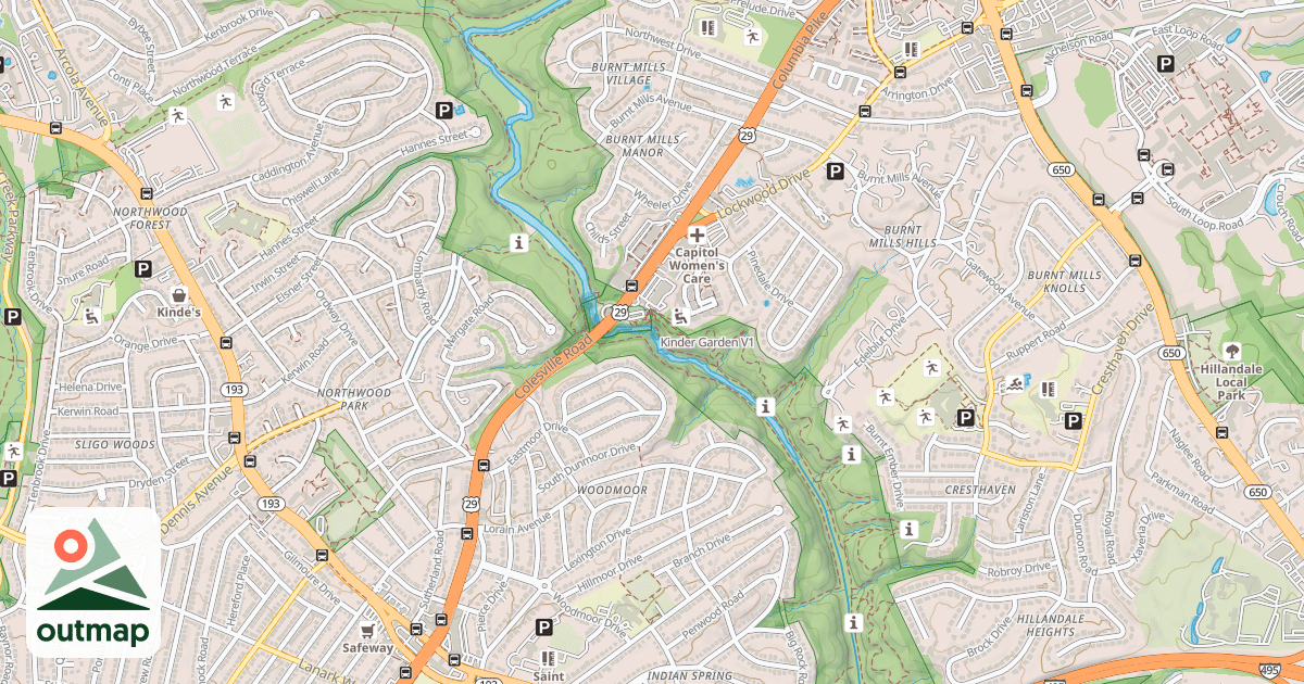 Map of Kinder Garden