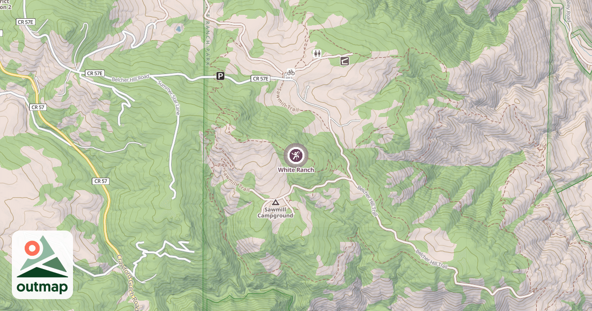 Map of White Ranch