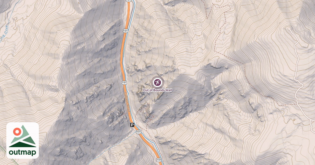 Map of Out of Bounds Wall