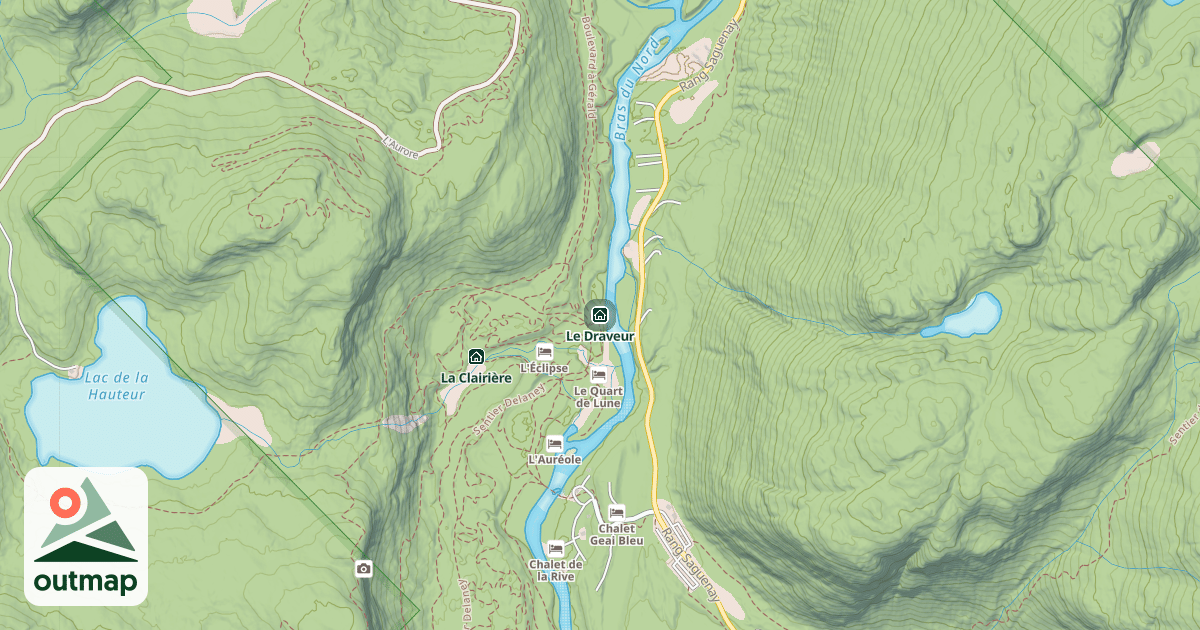 Map of Le Draveur