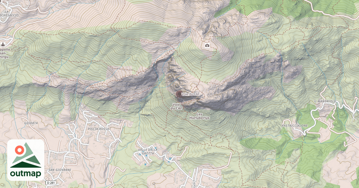 Map of Voie du CAF
