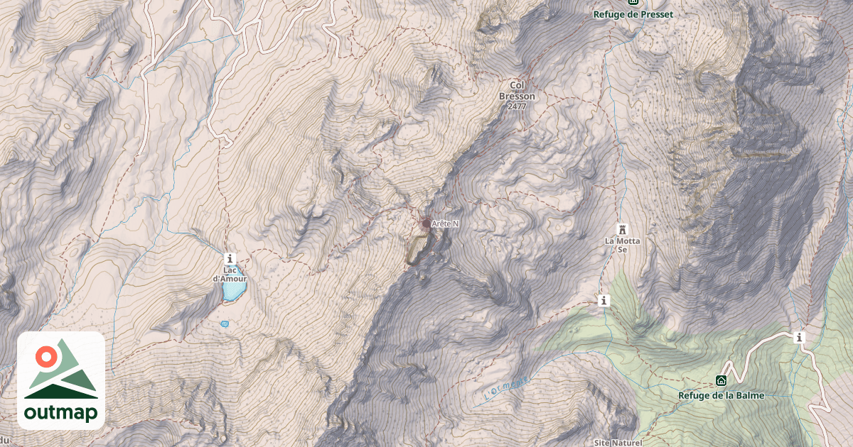 Map of Arête N