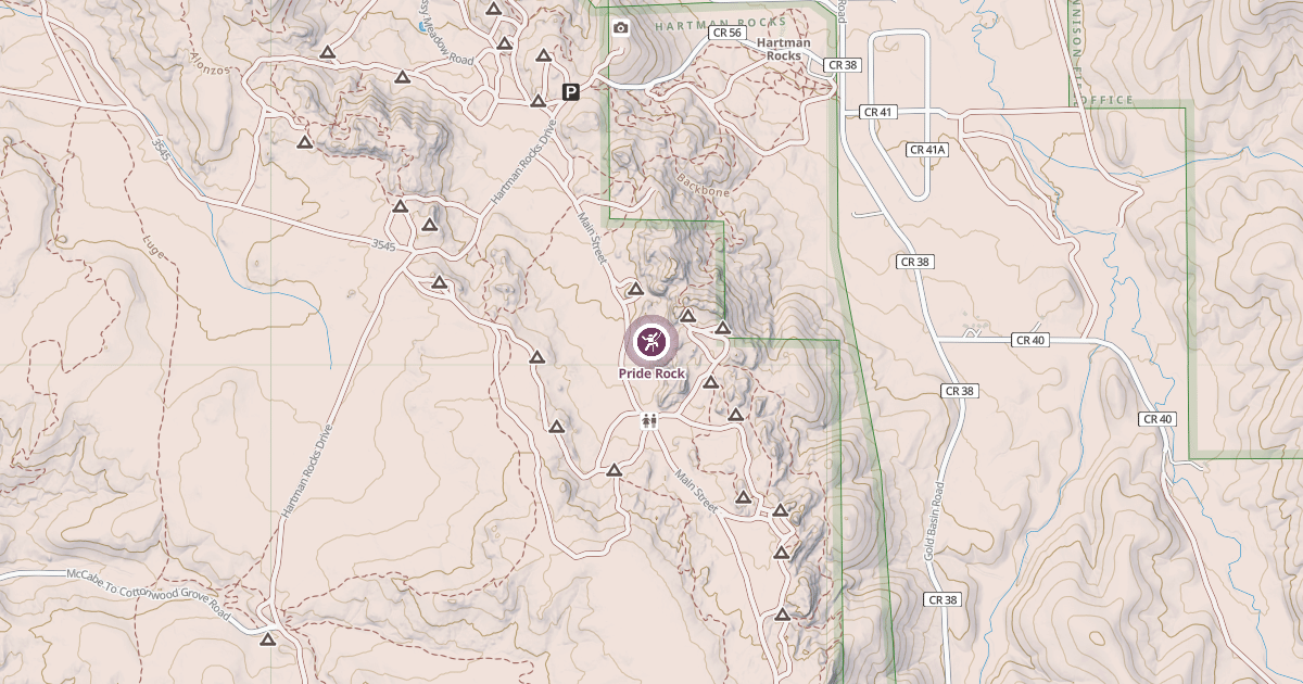 Map preview of Pride Rock