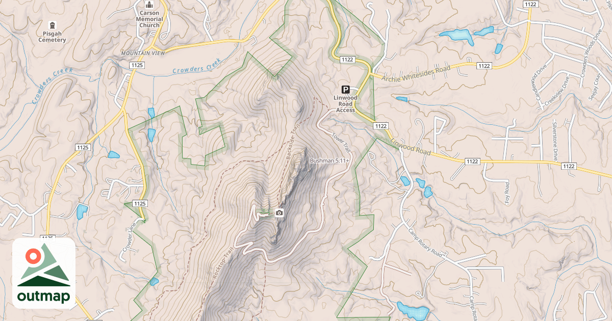 Map of Bushman
