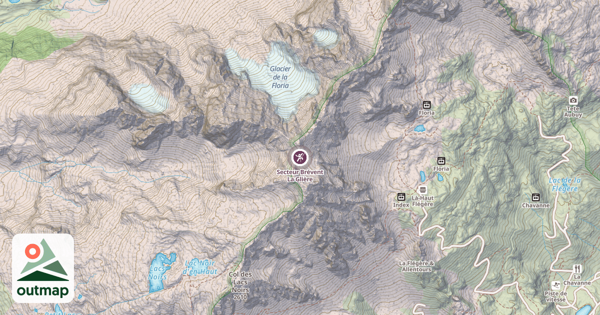 Map of Secteur Brévent La Glière