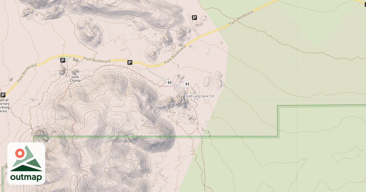 Map of Auld Lang Syne