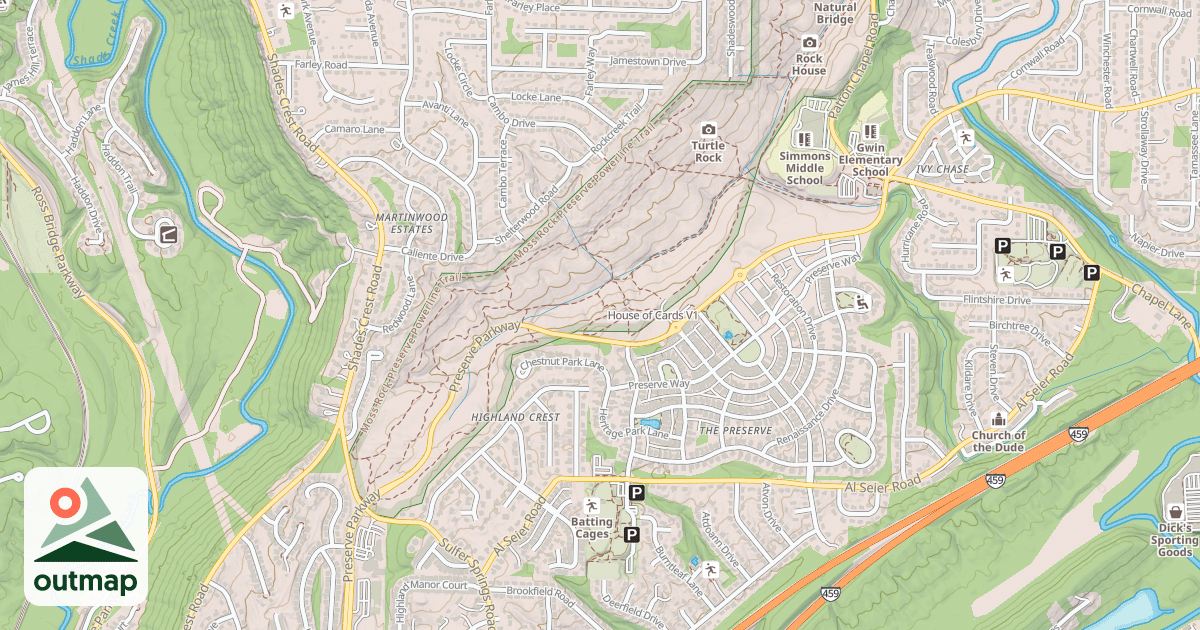 Map of House of Cards