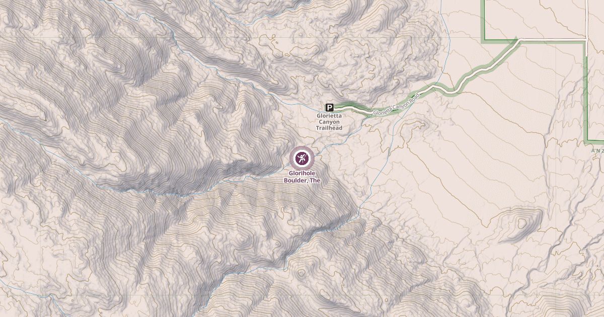 Map preview of Glorihole Boulder, The