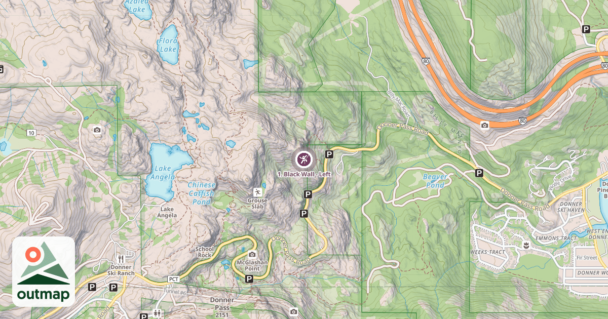 Map of 1. Black Wall - Left