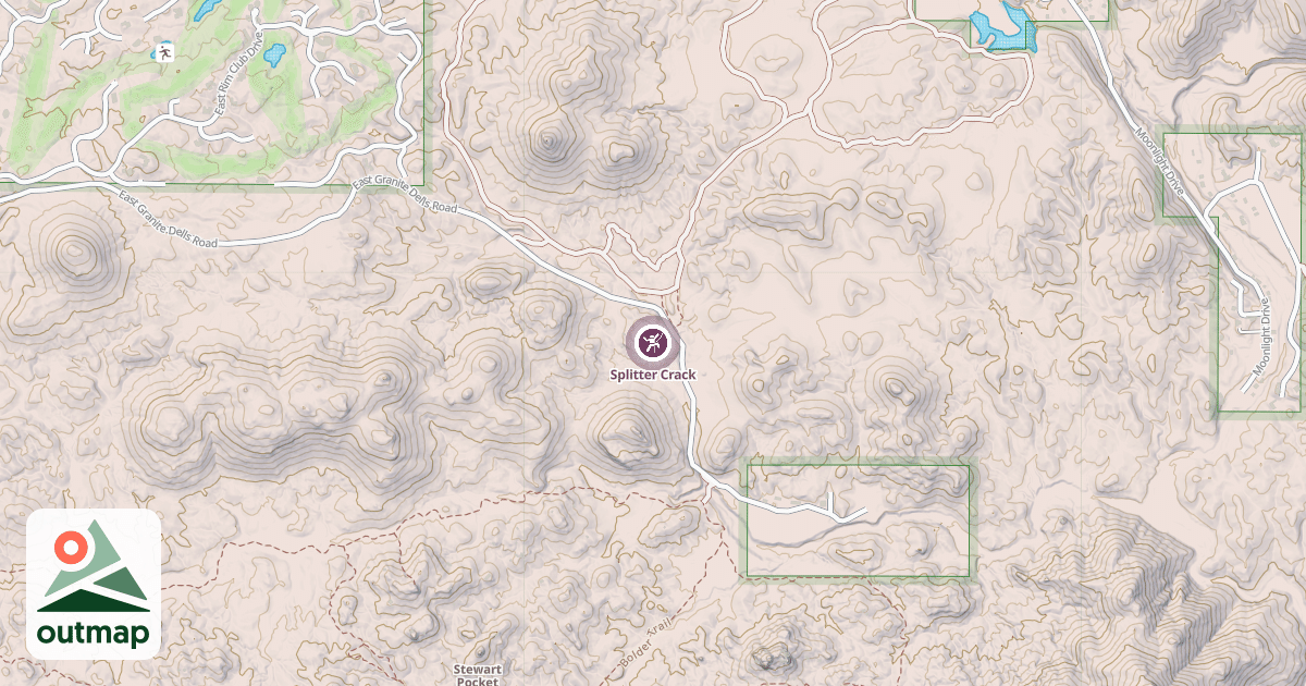Map of Splitter Crack