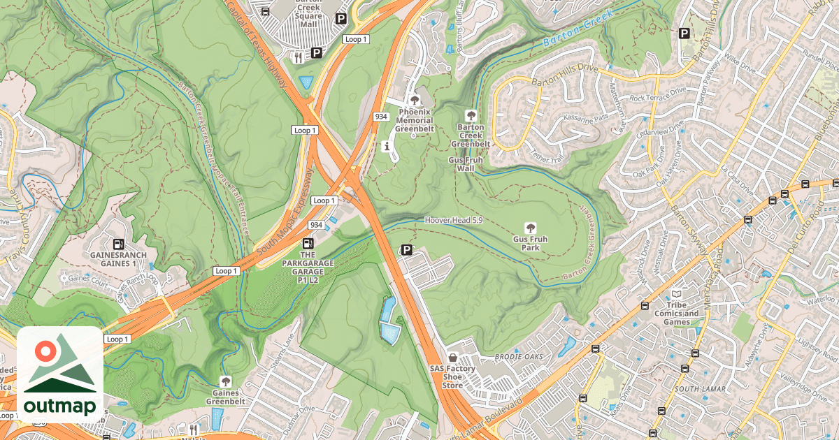 Map of Hoover Head