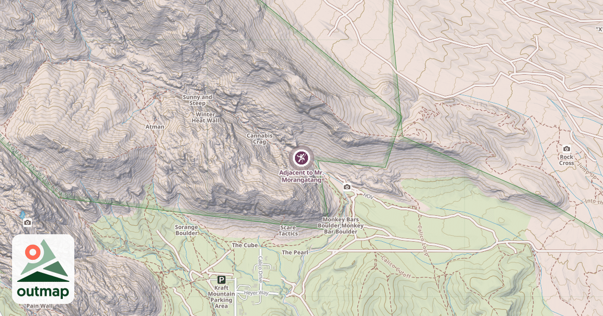 Map of Adjacent to Mr. Morangatang