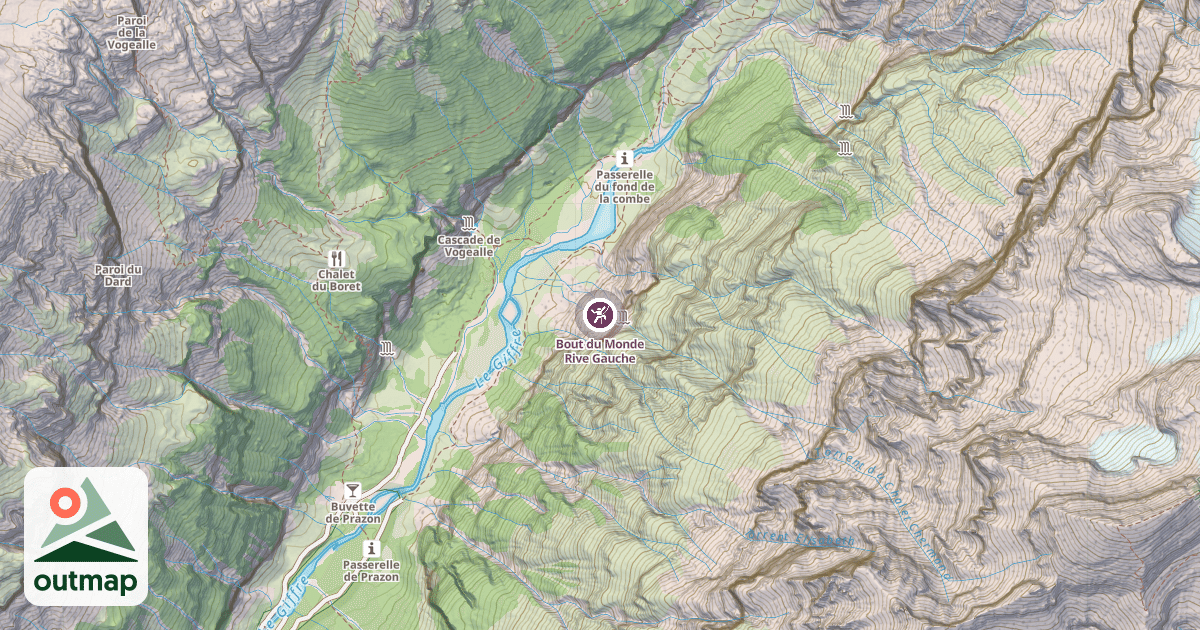 Map of Bout du Monde Rive Gauche