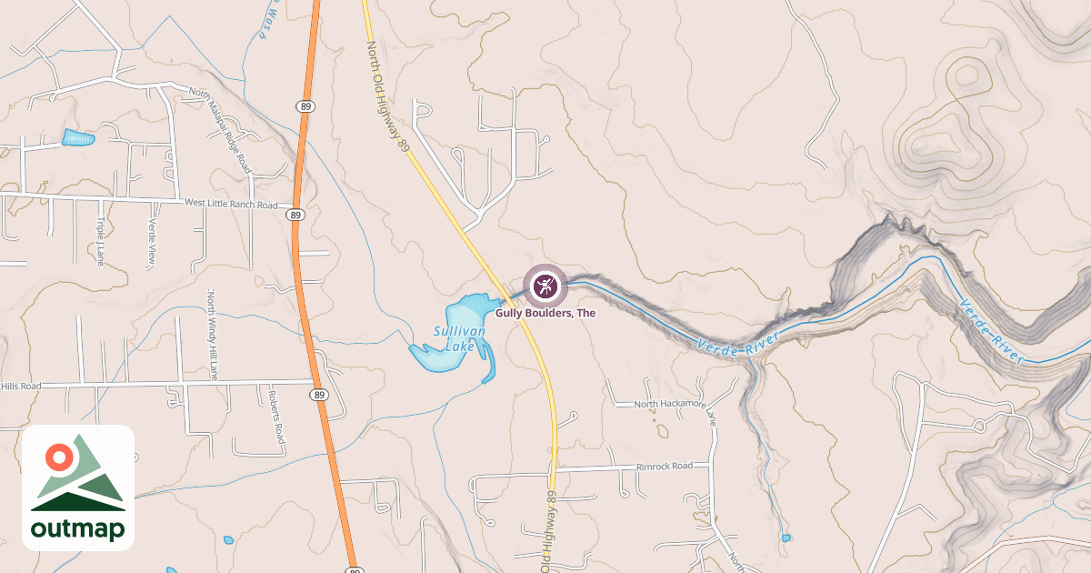 Map of Gully Boulders, The